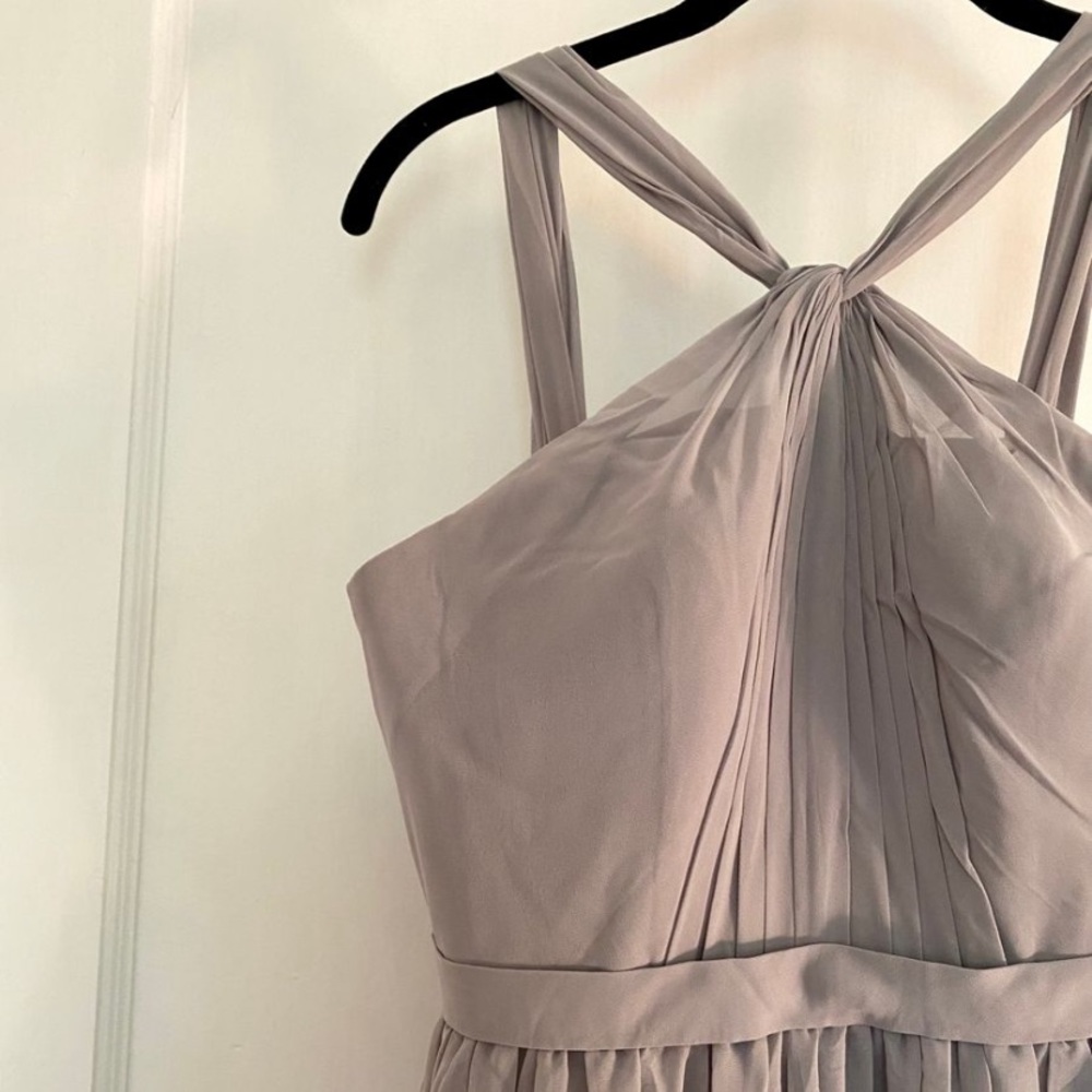 Gray “Jacey” Azazie Bridesmaid Dress